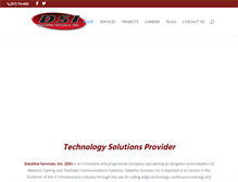 Tablet Screenshot of datalineservicesinc.com